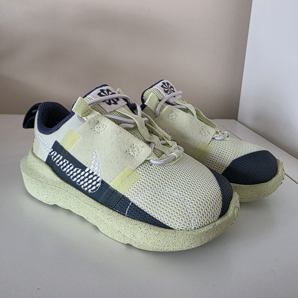 Nike Crater Impact TD – Lime Ice/Navy – Kids Size 8C